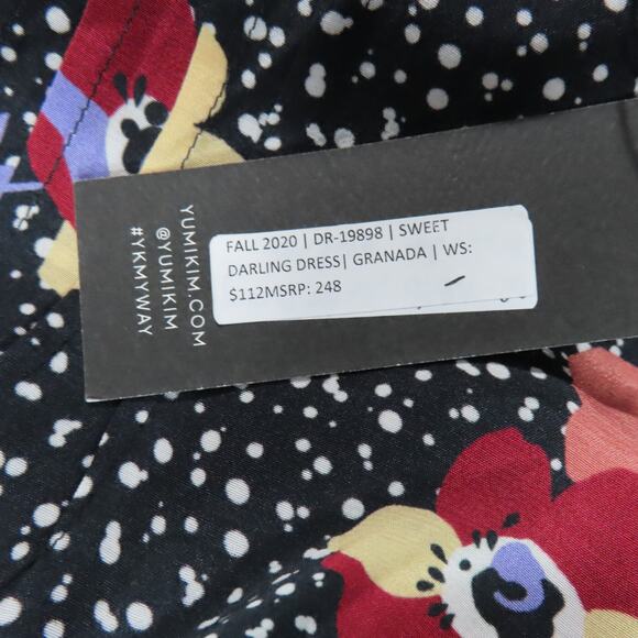 Yumi Kim Granada Puffy Sleeve Fit and Flare Sweet Darling Midi Dress Size 4 - Picture 8 of 10